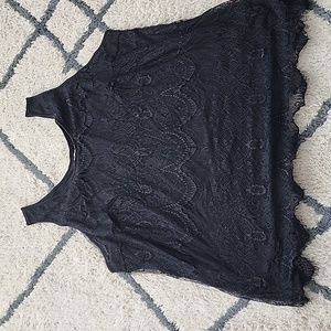 Maurices plus size 3x lace black tank top